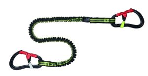 Elastic lanyard with 2 Proline'R Wichard carabiners