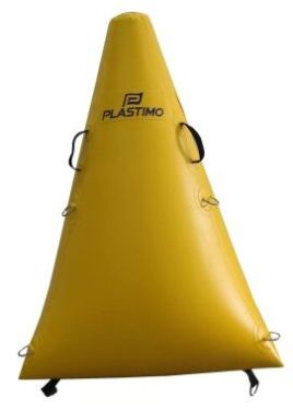 Bouée de régate triangulaire 1 x 1,50 m Plastimo