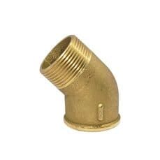 MF" 45° brass elbow F&amp;S