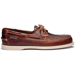 Portland Waxed Docksides Sebago Boat Shoes - Exterior View