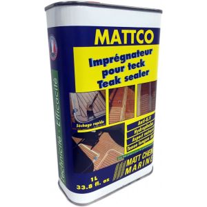 Imprégnateur pour teck MATTCO Matt Chem-Ambré-1 L