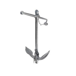 Osculati folding groove anchor