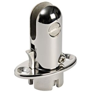 Osculati clip-on or recessed clevis base