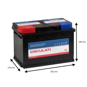 Safe Energy 65 Ah Plus Osculati battery