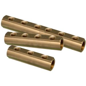 Osculati 6-outlet threaded brass manifold