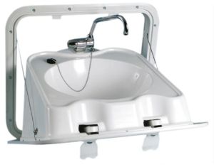 Osculati folding inset sink kit