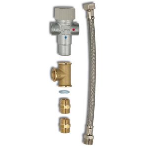 Quick thermostatic mixing valve kit