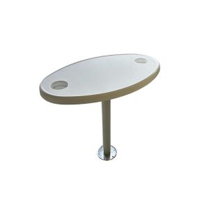 Table ovale avec support fixe 70 cm Trem