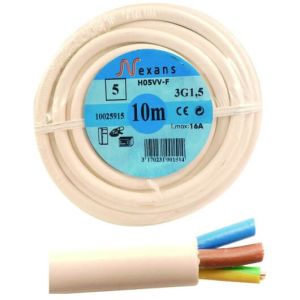 Cable flexible euromarino 3 x 1,5 mm² por metro