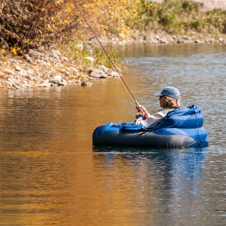 Ancre flottante peche float tube