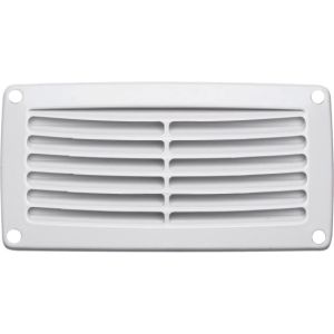 Grille d'aération en ABS Blanc 206x106mm Imnasa