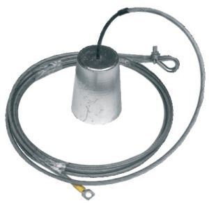 Anodes à pendre en magnesium Plastimo