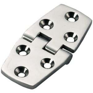 Cerniera in acciaio inox 38 x 74 x 5 mm asse invertito Osculati