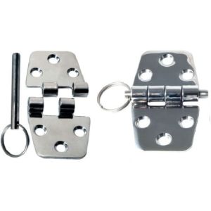 Cerniera in acciaio inox 72 x 38,5 x 2 mm Osculati