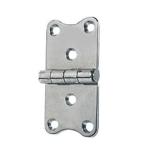 Cerniera in acciaio inox 75 x 40 x 2 mm Osculati