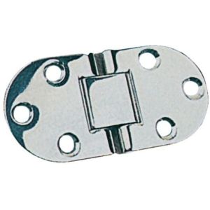 Cerniera in acciaio inox 76 x 38 x 2 mm Osculati a filo