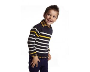 Pull Marin Robb Enfant Hublot