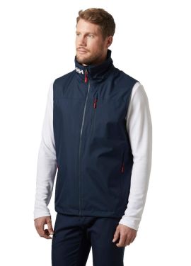 Veste sans manche Crew 2.0 Helly Hansen bleue marine sur mannequin