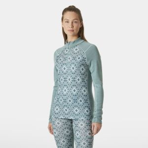 Haut LIFA Merino Midw GRA 1/2 ZIP Femme Helly Hansen