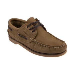 Chaussures bateau Empreinte Nubuck Botalo kaki