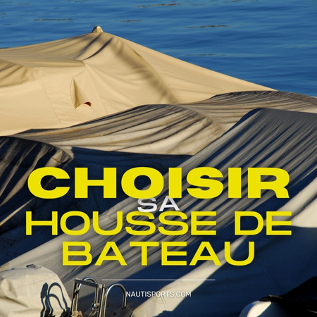 Housse pour bateau blanche