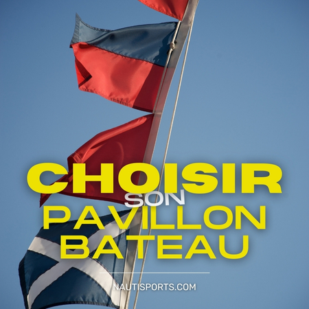 Pavillons bateau sur mat de bateau